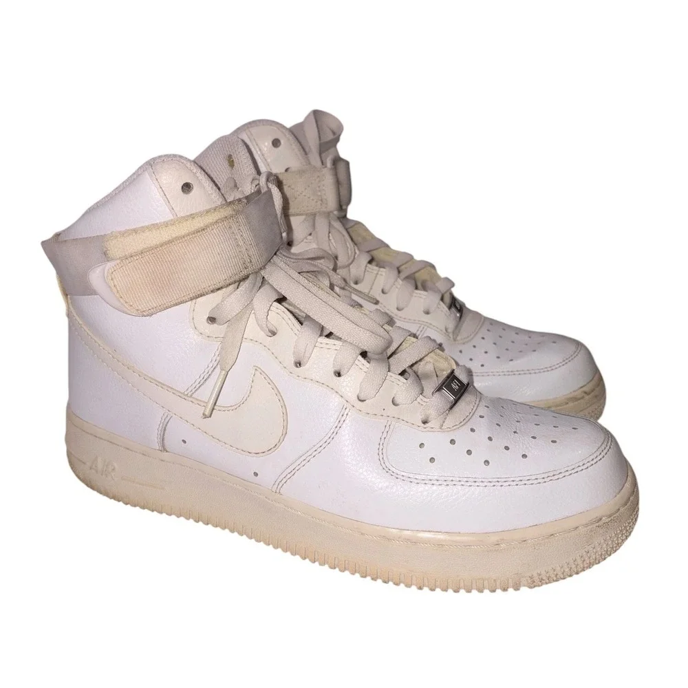 Nike Air Force 1 High 07 Size‎ 13 White CW2288-111 Leather High Top Sneakers